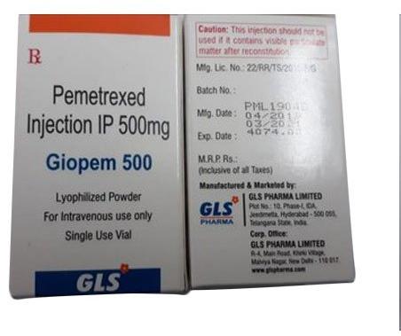 Giopem 500mg Injection, for IV Use Only