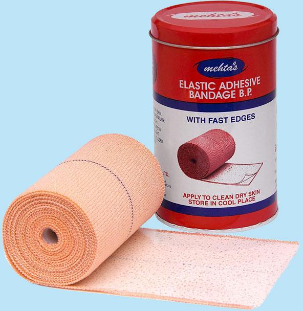 Spendex Material Elastic Adhesive Bandage, Color : Natural, Skin