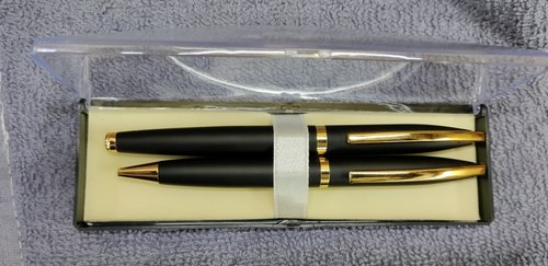 Brass Promotional Pen Set, for Gift, Feature : Fine Finish