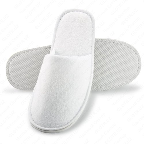 Terry White Disposable Slipper, Size : 11 Inch