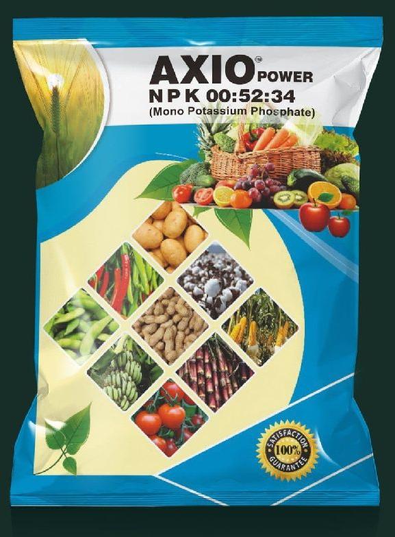 AXIO NPK 0-52-34 Powder, Certification : ISO 9001:2008 Certified