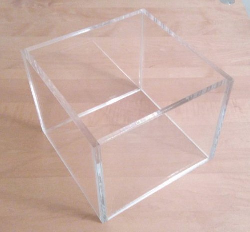 Acrylic Donation Box, Color : Transparent