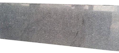 Rectangular Steel Grey Super Commercial Granite Slab, for Flooring