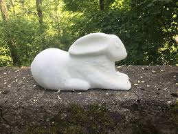 Polished Marble Rabbit Statue, for Shiny, Size : Multisizes