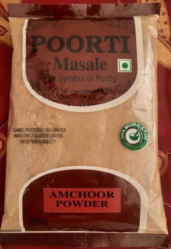 Poorti Masale Dry mango powder, Certification : FSSAI Certified