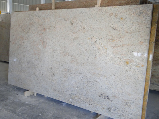 Polished Classic Ivory Granite Slab, for Staircases, Kitchen Countertops, Flooring, Specialities : Shiny Looks