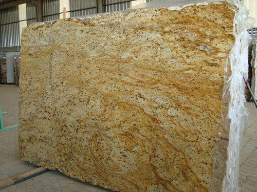 Polished Ivory Gold Granite Slab, for Staircases, Kitchen Countertops, Flooring, Width : 0-1 Feet