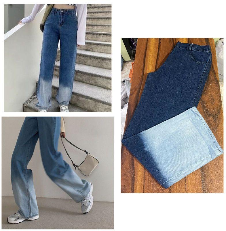 Denim double shade jeans