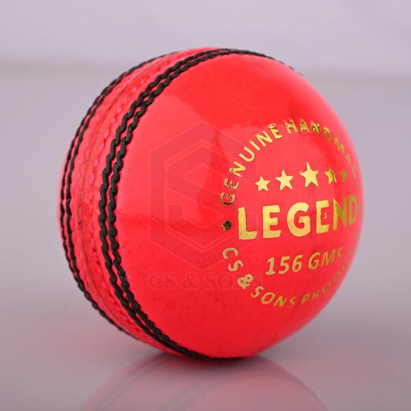 Legend Pink Leather Cricket Ball, Size : Mens