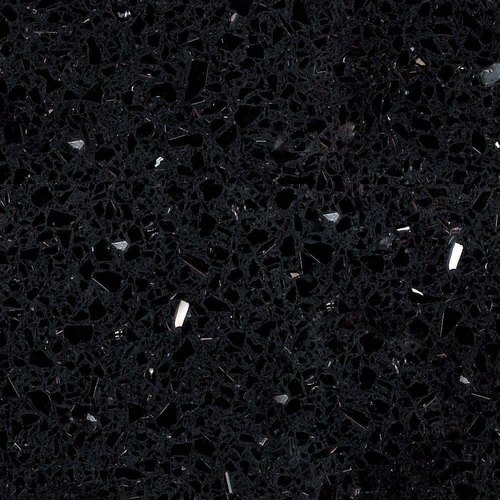 Black Quartz Stone Slab, for Flooring
