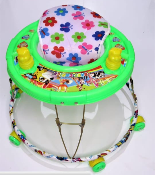 Plastic Hand Operated GS108 Baby Walker, for Personal Use, Color : Multi-colored