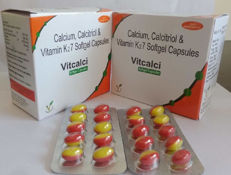 Calcium + Calcitriol & Vitamin K2 7 Capsules