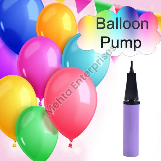 Plain Plastic Handy Air Balloon Pump, Size : 5x5x28 cm