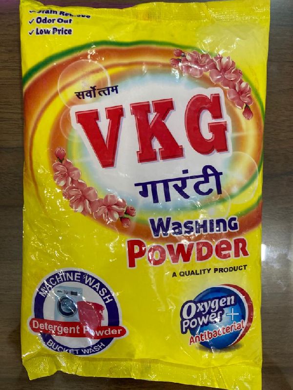 VKG Detergent Powder, for Cloth Washing, Feature : Remove Hard Stains, Skin Friendly