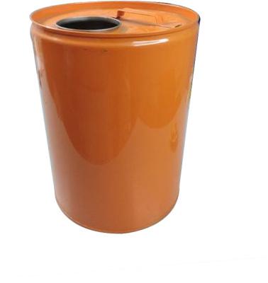 Steel Paint Storage Drum, Color : Orange