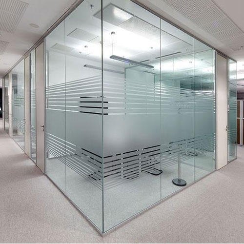 Plain Glass Partition, for Office