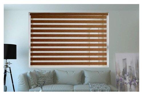 PVC Window Blinds, Color : Brown