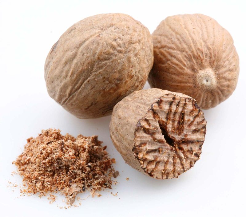 Natural Dried Nutmeg, for Cooking, Certification : FSSAI Certified