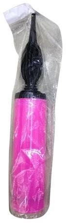 Plastic Action Balloon Pump, Color : Pink Black