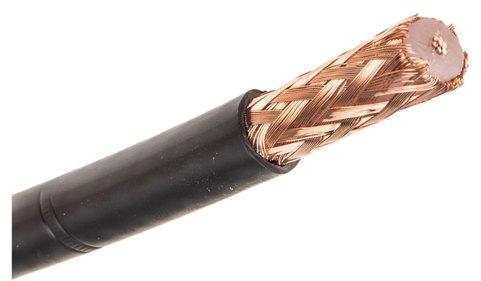 Solid Copper Coaxial Cables, Color : Black