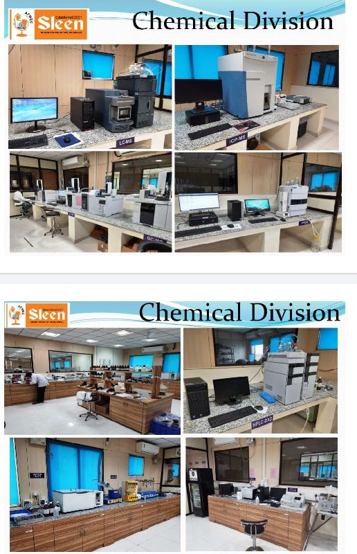 Chemical testing laboratory, Certification : CE Certified, ISO 9001:2008 Certified, NABH Certified