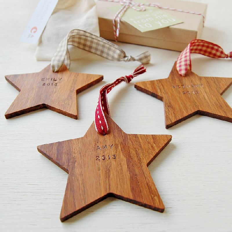 Wooden Christmas Stars