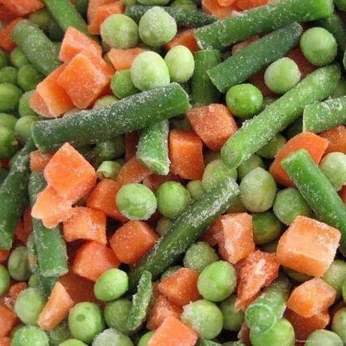 Ananda frozen mix vegetables, Packaging Size : 1kg