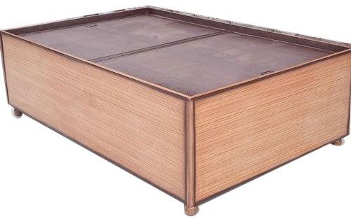 Wooden Teak Wood Single Bed, Color : Brown