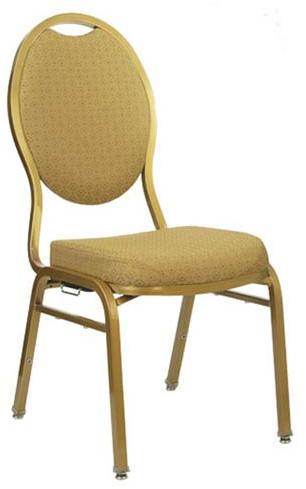 Round Steel Golden Banquet Chair, Feature : Attractive Designs, Easy To Place