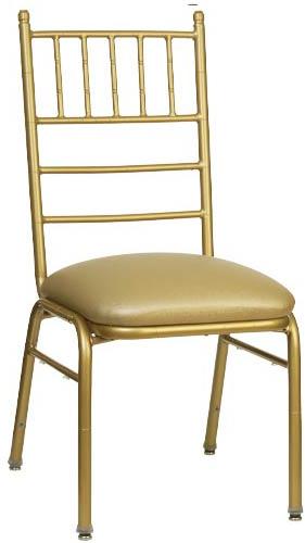 Rectangular Steel Golden Chiavari Chair, for Banquet, Style : Modern