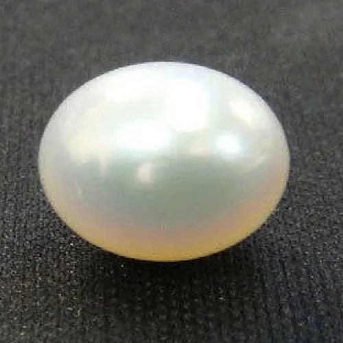 Oval South Sea Pearl, Color : White