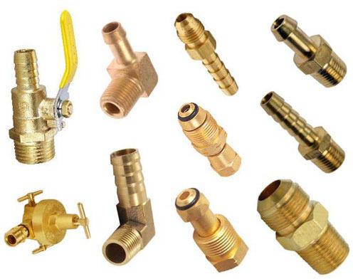 Brass Gas Parts, Color : Golden