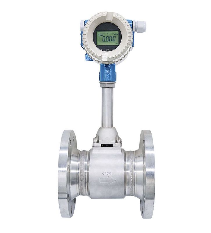 Electric Stainless Steel Digital Vortex Flow Meter, Operating Type : Semi Automatic