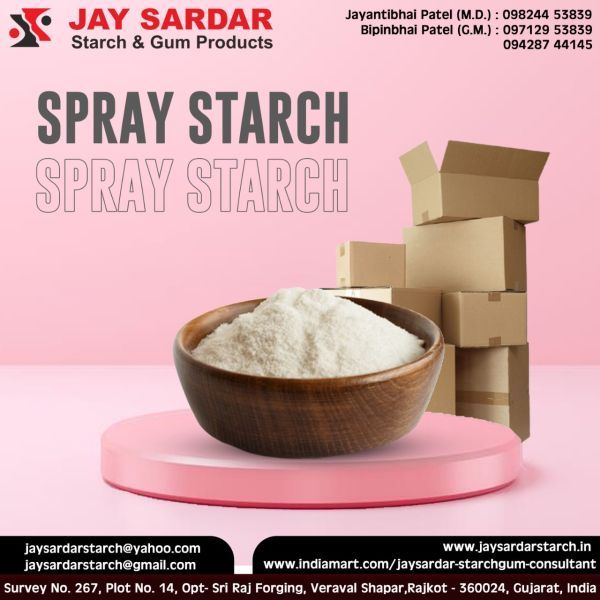 Spray Starch at Best Price in Rajkot Jay Sardar Starch Gum Products