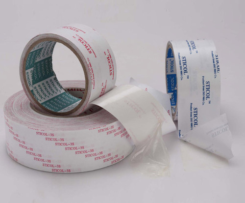 STICOL double sided tissue tape, Packaging Type : Corrugated Box, Paper Box