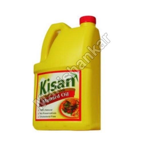 Kisan 5 Ltr Jar Mustard Oil, for Cooking, Certification : FSSAI Certified