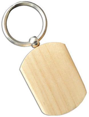 Custom wood Personalized Keychain, Color : natural
