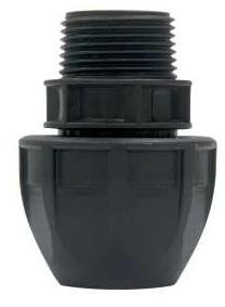 Xteam Metal FA054002 Male Connectors, Color : Black