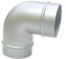 Xteam Polished Metal FE02100 Equal Elbow, Color : Silver