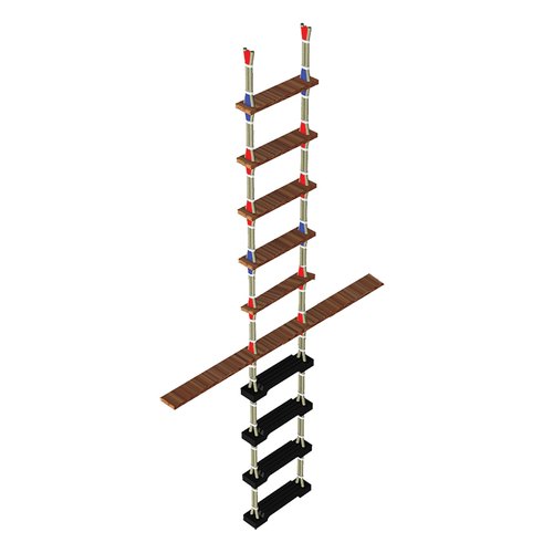 Wooden/ Rubber Steps Pilot Ladder