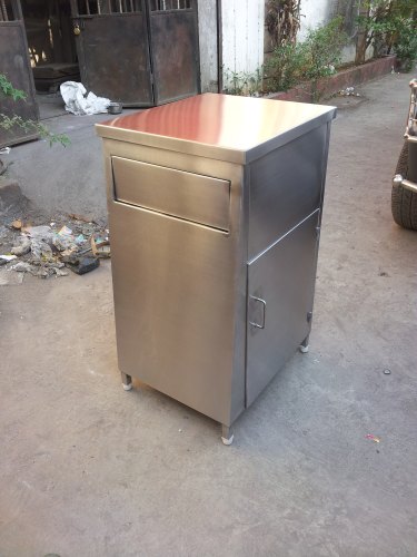 Rectangle Stainless Steel Dustbin