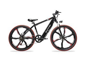 Electric Bicycle, Color : Black, Red, White, Yellow