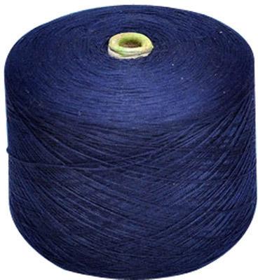 Knitted Polyester Yarn, for Textile Industry, Color : Blue
