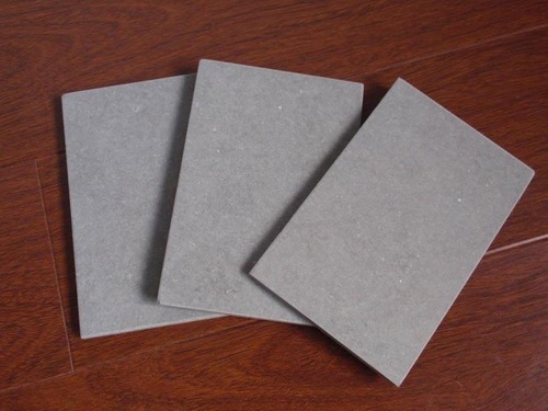 Plain Fibre Cement Board, Color : Grey