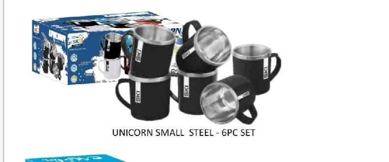Inner steel outer plastic Polished mug sets, for Drinking Coffee, Tea, Style : Modern