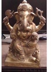 Brass Ganesh Statue