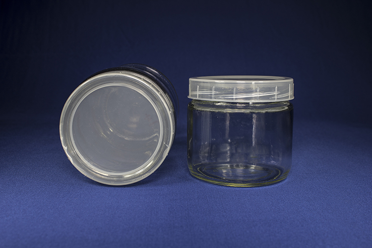 350ml Glass Jar, for Kitchenware, Shape : Round