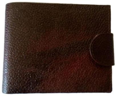 Leather wallet, Color : Brown