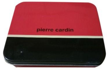 Rectangle Rectangular Tin Box, Pattern : Printed