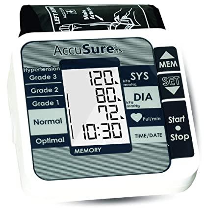 Accusure TS Blood Pressure Monitor, Feature : Accuracy, Battery Indicator, Light Weight